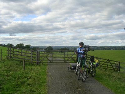 The backroad from Simonburn to Hadrian's Wall.